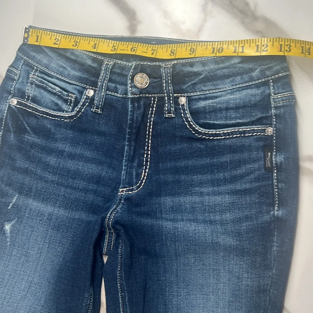 Women’s Silver Siki Skinny Blue Jeans. Size 26/29